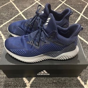 Men Size 12 - adidas AlphaBounce Fair Condition With A Box Navy Blue